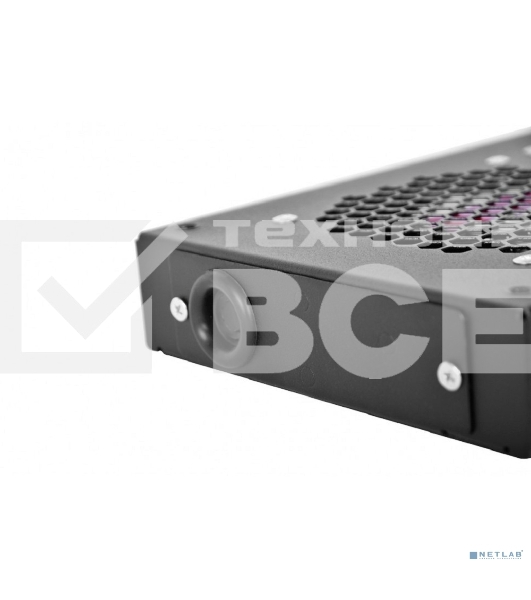 Модуль вентиляторный ЦМО, 3 вентилятора, колодка, черный R-FAN-3J-9005