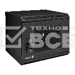 Шкаф телекоммуникационный 10' настенный 6U ExeGate EC-WM-6U.280.G.BLACK (10', 6U, 350x280x287мм (ШхГхВ), передняя дверь закаленное стекло, пыле- и влагозащита IP23, черный RAL 9004), фото13