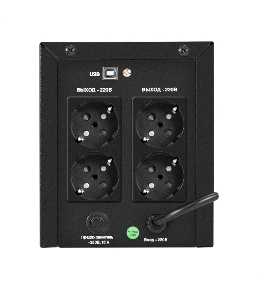 Источник бесперебойного питания ExeGate SpecialPro Smart LLB-1000.LCD.AVR.4SH.USB (1000VA/700W, LCD, AVR, 4*Schuko,USB, батарея 12V 7.2Ah - 2 шт., металлический корпус, Black)