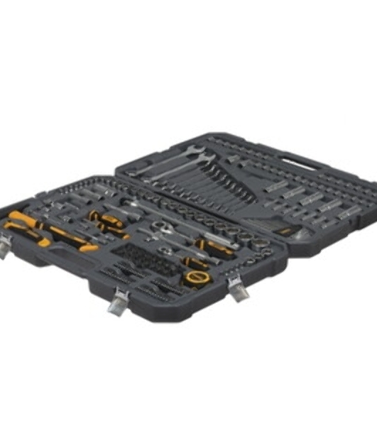 Набор инструментов Denzel 1/2', 1/4', 3/8', CrV, S2, пластиковый кейс, 216 предметов
