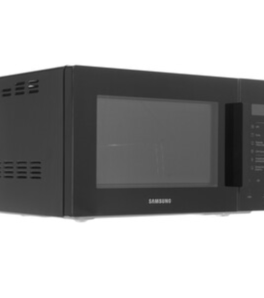 Микроволновая печь Samsung MG23T5018AK/BW черный, 23 л, 800 Вт, переключатели - сенсор
