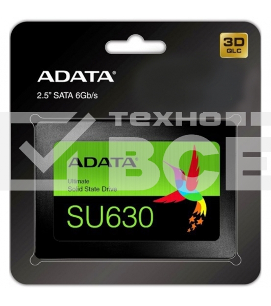 Накопитель SSD ADATA SU630, 240Gb, SATA III, 2.5