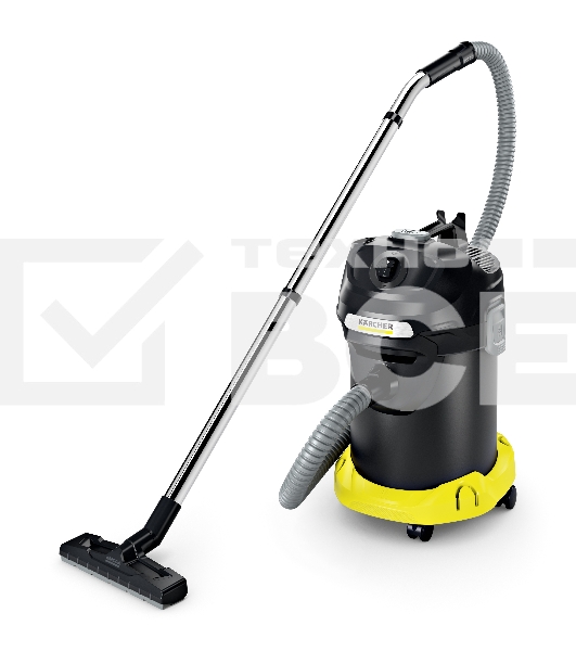 Пылесос Karcher AD 4 PREMIUM желтый/черный, 150/600 Вт, уборка сухая, пылесборник контейнер 17 л