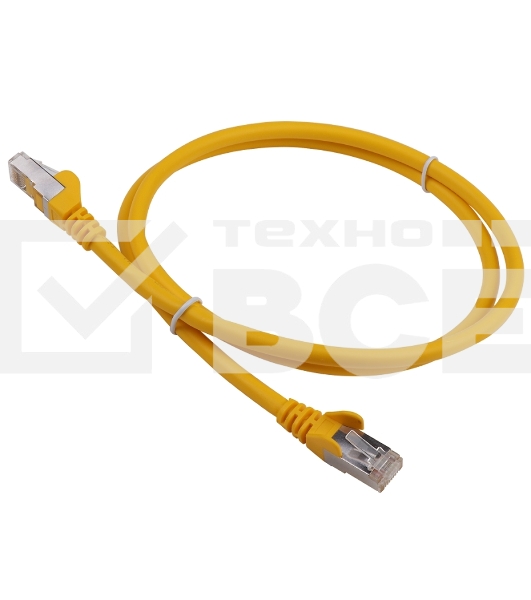 Патч-корд Lanmaster FTP, вилка RJ-45, вилка RJ-45, кат.6А, LSZH, 2м, желтый lan-pc45/s6a-2.0-yl