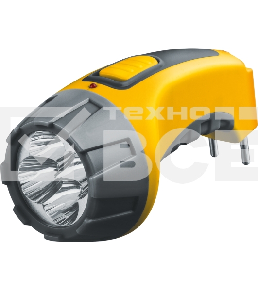 Фонарь NAVIGATOR 94 951 NPT-CP03-ACCU Пласт. 4LED, прям. зар-ка, акк.4В, 500мАч.