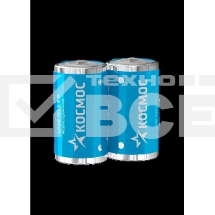 Элемент питания LR20 (уп.2шт) Космос KOCLR20MAX2S