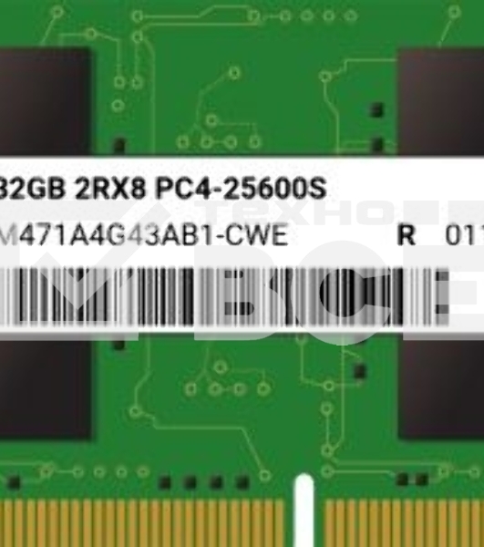 Оперативная память Samsung, DDR4, 32GB (1x32GB), 3200MHz, CL22, SO-DIMM