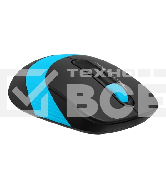 Мышь беспроводная A4Tech Fstyler FG10S черный/синий, 2000 dpi, радиоканал, USB, кнопки - 4