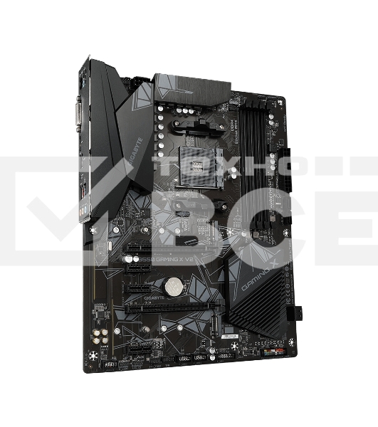 Материнская плата Gigabyte B550 GAMING X V2, AM4, AMD B550, 4xDDR4, 4xSATA, 2xM.2, 1xPCI-E 4.0 x16, 1xPCI-E 3.0 x2, 1xHDMI, 1xDVI-D, 1x 1Gb LAN, 1xUSB 3.2 Gen 2, 3xUSB 3.2 Gen 1, 2xUSB 2.0, 3x3.5 мм, 7.1, Standard-ATX