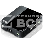Коммутатор-KVM 2-х портовый с поддержкой USB, DisplayPort 2-х портовый KVM-коммутатор с поддержкой USB, DisplayPort, фото 1