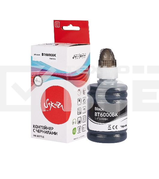 Чернила Sakura BT6000BK для Brother, черный, 7300 к., 140 мл.