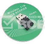 Сетевой адаптер WiFi + Bluetooth Digma DWA-BT4-N150 N150 USB 2.0 (ант.внутр.) 1ант. (упак.:1шт), фото 1