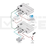 Приемник Kramer Electronics TP-580R сигнала HDMI, RS-232 и ИК из кабеля витой пары (TP), до 70 м, фото4