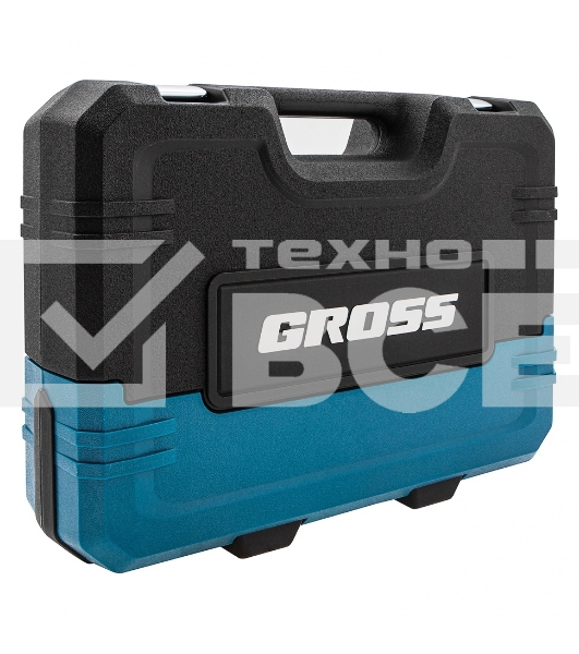 Набор инструментов Gross 76 предметов, 120 зубьев, CrV1/4, 1/2