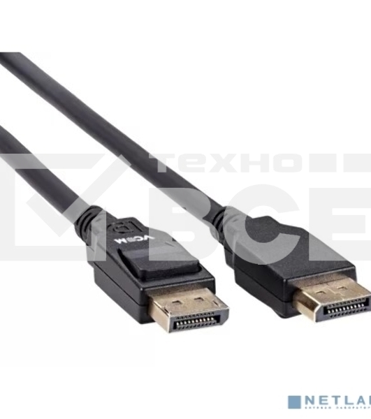 Кабель соединительный DisplayPort v2.1 40Gbps, 8K@60Hz, 1 м, медь, VCOM CG651-1.5