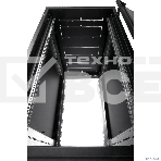 Шкаф телекоммуникационный напольный 18U (600x800) дверь стекло, цвет чёрный (ШТК-М-18.6.8-1ААА-9005), фото5