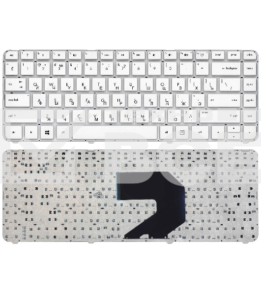 Клавиатура для ноутбука HP Pavilion G4-2000 белый без рамки
