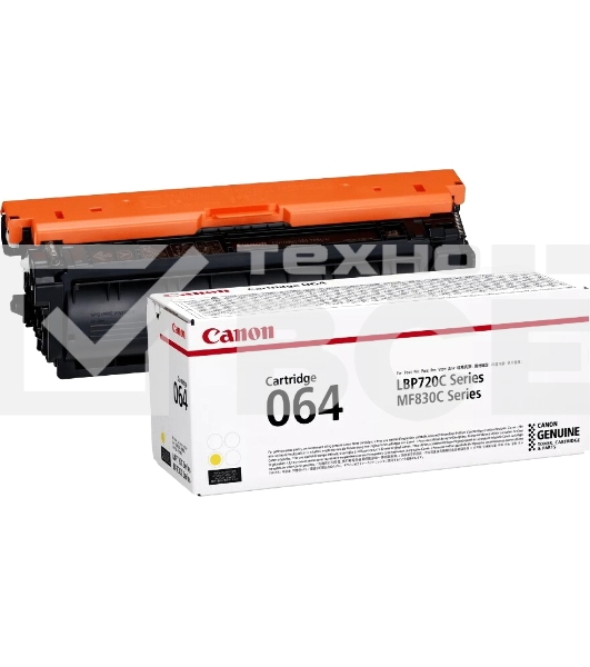 Картридж лазерный Canon CRG 064 Y (4931C001) желтый (5000 стр.) для Canon MF832Cdw