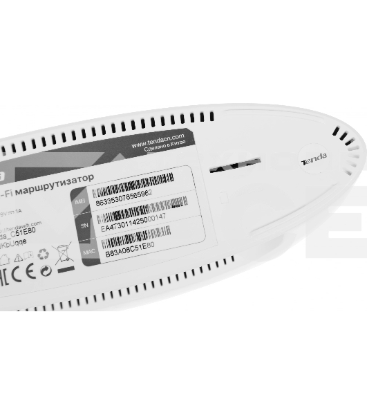 Роутер Tenda 4G03 4G LTE wiFi, 300Мбит/с, поддержка TR069, слот для SIM-карт
