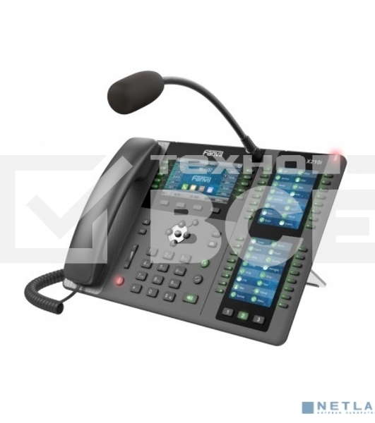 Телефон IP Fanvil X210i IP телефон 20 линий, внешний микрофон, цветной экран 4.3
