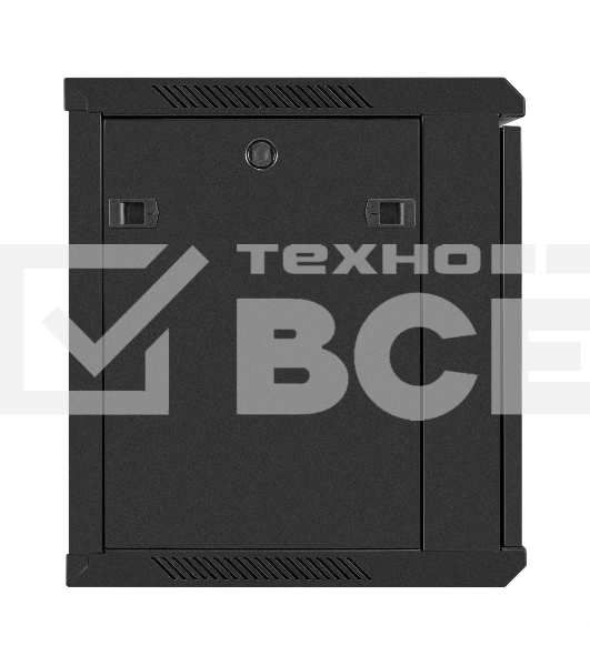 Шкаф телекоммуникационный 19' настенный 9U ExeGate EC-WM-9U.450.M.BLACK (19', 9U, 600x450x500 мм (ШхГхВ), передняя дверь металл, съемные боковые панели, пыле- и влагозащита IP23, черный RAL 9004)