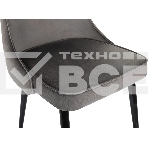 Стул для дома Бюрократ CH-K4 т. серый Holland 18 металл черный на ножках, фото4