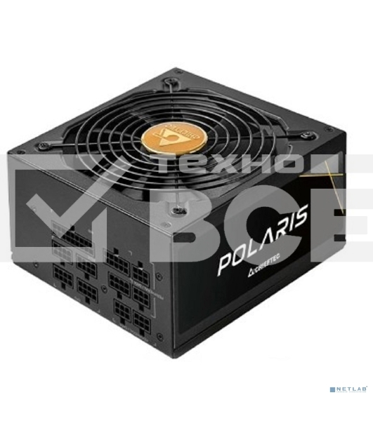 Блок питания Chieftec Polaris PPS-850FC, 850Вт, 80 PLUS Gold, 120мм, модульный, черный