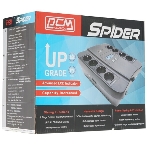 Источник бесперебойного питания Powercom Back-UPS SPIDER, Line-Interactive, LCD, AVR, 900VA/540W, Schuko, USB, black (1456263), фото15