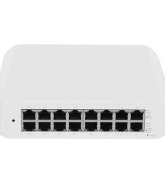 Коммутатор Ubiquiti UniFi Switch Pro Max 16 PoE PoE-коммутатор в стойку, 4х 2.5G RJ45, 12х 1G RJ45, 2х 10G SFP+, раздача 180 Вт