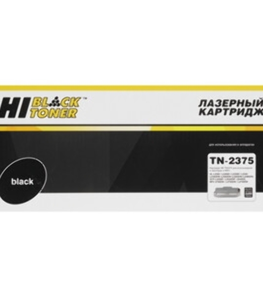 Тонер Hi-Black Refill для Brother TN-2375/TN-2335, Bk, 80 гр., флакон