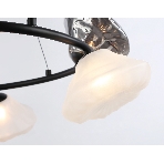 Светильник Ambrella light LH15003/6 BK/FR/SM черный/белый матовый/дымчатый G9*6 max 40W D630*1150, фото4
