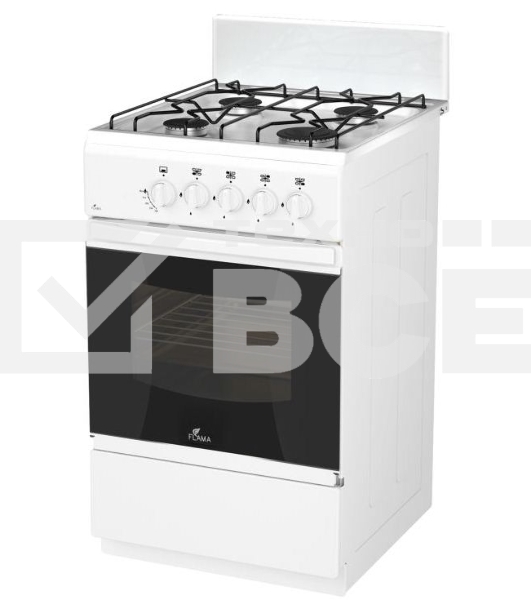 Газовая плита Flama RG 24011 W белый.