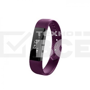 Смарт-браслет Lime 115 Purple Шагомер, Подсчет калорий, Часы, Будильник, Пурпурный ремешок