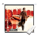 Экран Sakura Pro 180x180см Motoscreen 1:1 настенно-потолочный (моторизованный) 100' фибергласс, фото 1