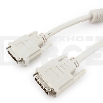 Кабель DVI-D dual link Gembird/Cablexpert CC-DVI2-10M, 25M/25M, 10м, экран, феррит.кольца, пакет, фото4