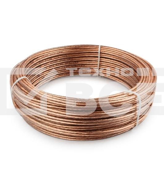 Акустический кабель Cablexpert CC-TC2x1,0-20M, прозрачный,  20 м, бухта