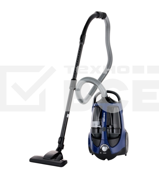 Пылесос Samsung VCC8836V36/XEV синий, 430/2200 Вт, уборка сухая, пылесборник контейнер 2 л