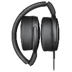 Наушники Sennheiser HD 400S накладные складные закрытые 18-20000Гц съемный кабель 1,4м, угловой jack 3.5мм, 120дБ, микрофон, черные, 508598, фото4