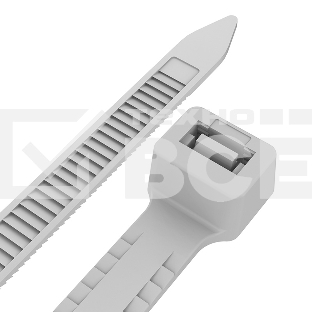 Хомут-стяжкa нейлоновая с тройным замком Rexant 250x3,6 мм, белая, упаковка 100 шт.