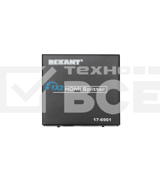 Делитель гнездо HDMI на 2 гнезда HDMI, металл  Rexant