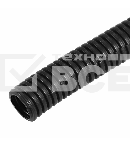 Трубa автомобильная гофрированная ПП, Ø6,8 мм, разрезная, бухта 5 м/уп.