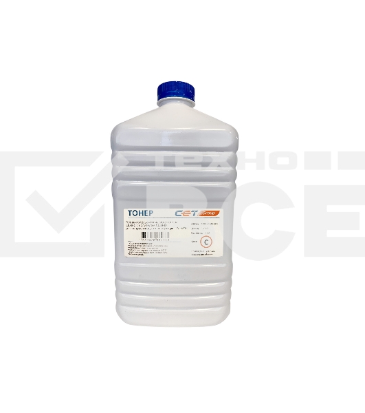 Тонер Cet CE28-C/CE28-D CET111053550 голубой бутылка 550гр. (в компл.:девелопер) для принтера KONICA MINOLTA Bizhub C258/308/368