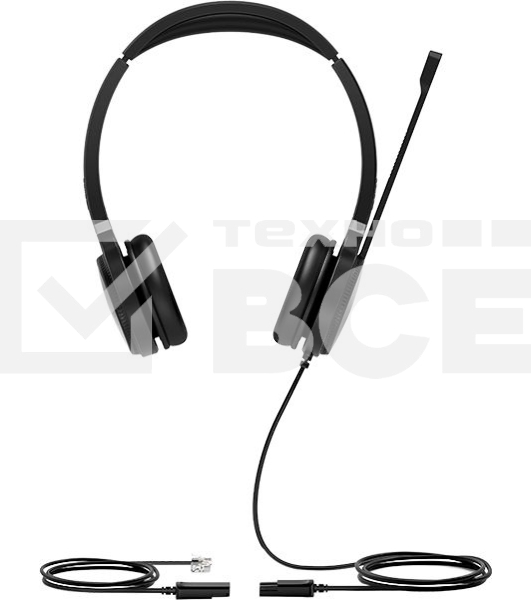 Гарнитура YEALINK YHS36 Dual Дуо, Проводная, HD звук, QD, RJ9, шт