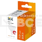 Лампа светодиодная ECO MR16 5Вт 3000К тепл. бел. GU5.3 450лм 230-240В ИЭК LLE-MR16-5-230-30-GU5, фото4