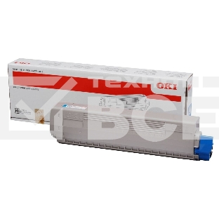 Картридж лазерный Oki C824/834/844 5К (голубой)