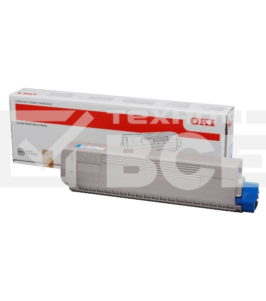 Картридж лазерный Oki C824/834/844 5К (голубой)