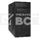 Компьютерный корпус Minitower ExeGate BAA-109U2-AAA400 (mATX, AAA400 8см, 2*USB+2*USB3.0, аудио, черный), фото 1