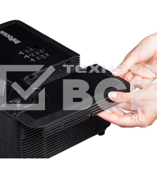 Проектор INFOCUS IN2134 DLP, 4500 ANSI Lm, XGA(1024х768), 28500:1, 1.48-1.93:1, 3.5mm in, Composite video, VGAin, HDMI 1.4aх3 (поддержка 3D), USB-A (для SimpleShare и др.),лампа 15000ч.(ECO mode), 3.5mm out, Monitor out(VGA),RS232,RJ45,21дБ, 4,5 кг