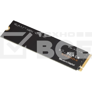 Накопитель WD SSD 2Tb Black SN850X, M.2(22x80mm), NVMe, PCIe 4.0 x4, 3D TLC, R/W 7300/6600MB/s, IOPs 1 200 000/1 100 000, TBW 1200, DWPD 0.3 (12 мес.)