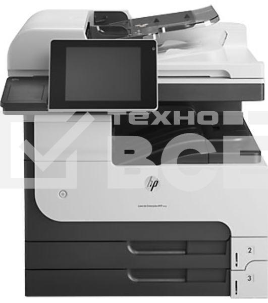 МФУ лазерный HP LaserJet Enterprise MFP M725dn (CF066A), A3, ч/б, печ. до 41 стр/мин., скан. до 50 стр/мин., 1200 x 1200 dpi (печать) 600x600dpi (скан.), USB, RJ-45, Air Print